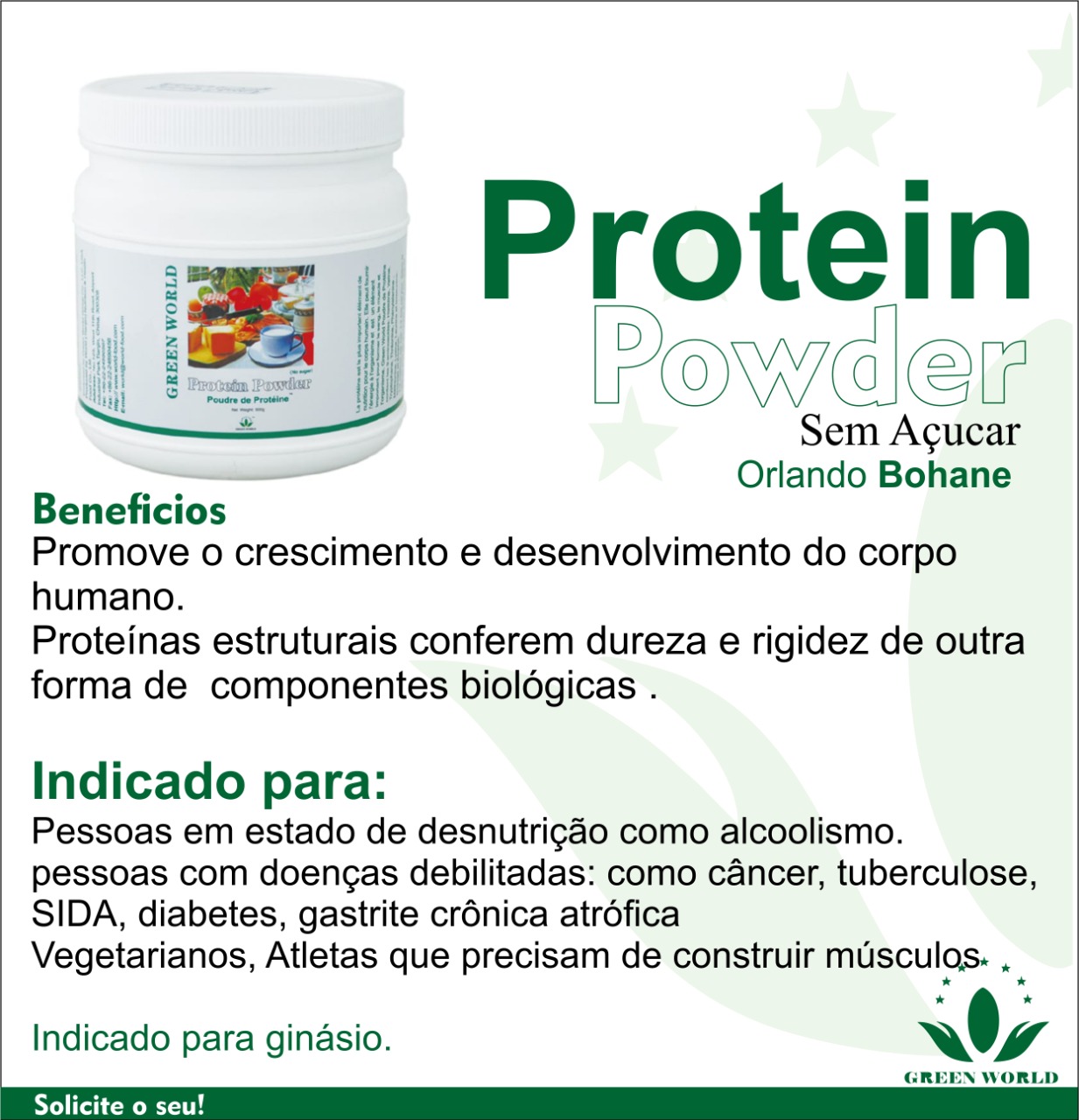 Protein Powder (sem açúcar)