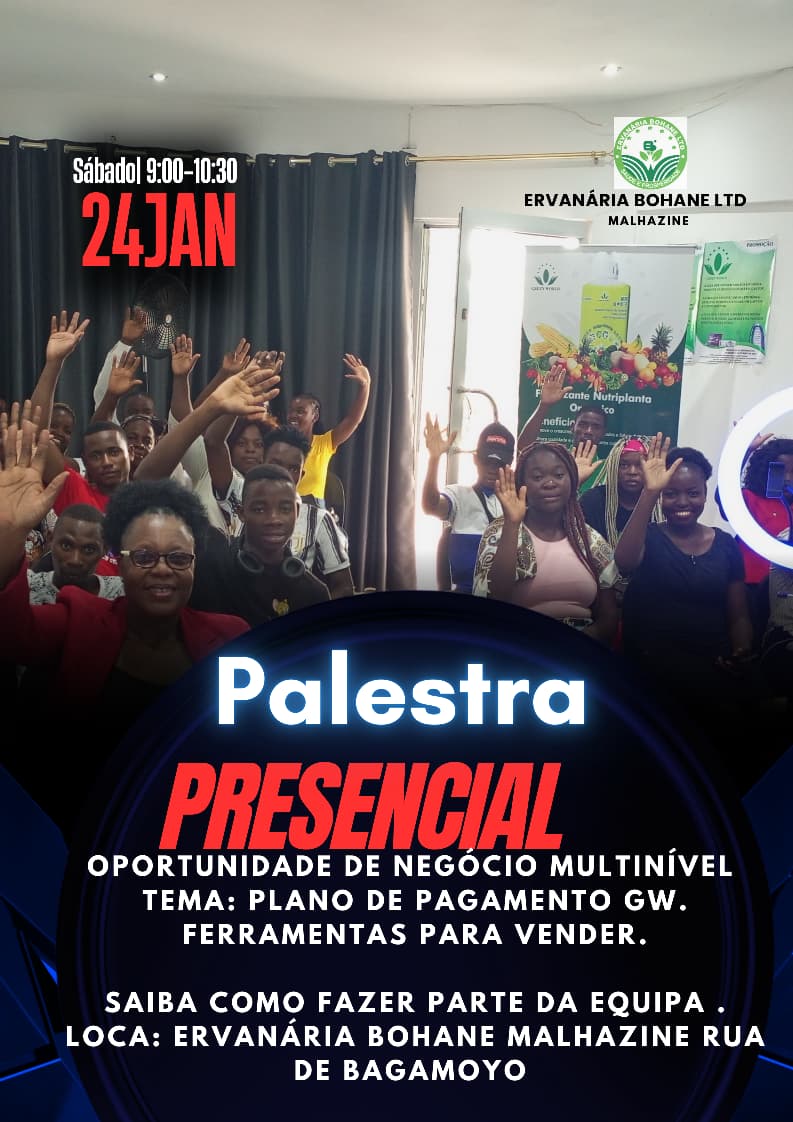 Palestra Presencial — Oportunidade de Negócio