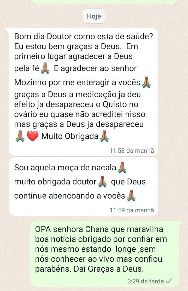 Depoimento: Quisto no ovário desapareceu