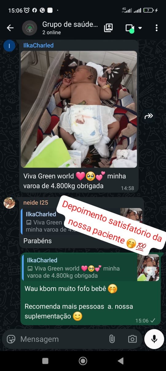 Depoimento: Bebé saudável de 4.800 kg